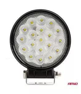 ΠΡΟΒΟΛΕΑΣ ΕΡΓΑΣΙΑΣ ΣΤΡΟΓΓΥΛΟΣ LED 57W 9-36V 10.000lm 6.500K AWL65 AMIO - 1 ΤΕΜ. 