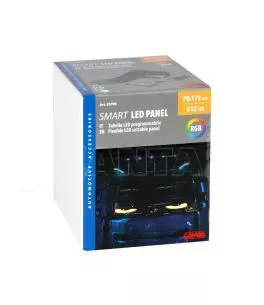 ΠΑΝΕΛ ΕΥΚΑΜΠΤΟ SMART LED PANEL 512 LED 70x173mm RGB ΜΕ ΚΑΛΩΔΙΟ 450cm ΓΙΑ USB & REMOTE CONTROL LAMPA - 1 ΤΕΜ. 