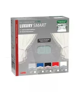 ΚΟΥΡΤΙΝΕΣ ΝΤΑΛΙΚΑΣ LUXURY SMART ΑΣΗΜΙ/ΜΠΛΕ ΣΕΤ LAMPA - 5 ΤΕΜ. 