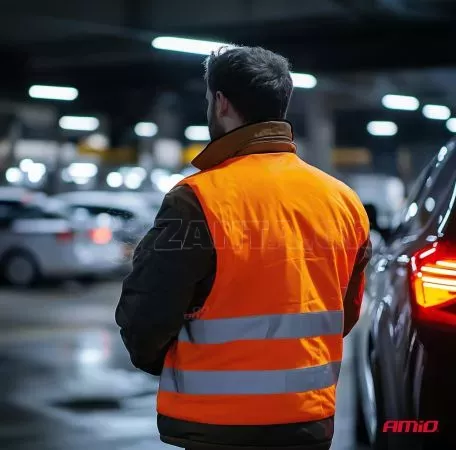 AMIO ΓΙΛΕΚΟ ΑΝΑΚΛΑΣΤΙΚΟ ΕΚΤΑΚΤΗΣ ΑΝΑΓΚΗΣ XXL (ΦΩΣΦΟΡΙΖΕ/ΠΟΡΤΟΚΑΛΙ/ΠΟΛΥΕΣΤΕΡΙΚΟ) AMIO - 1 τεμ. 03985/AM 