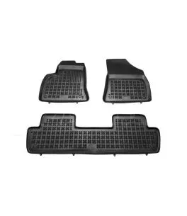 Λαστιχένια πατάκια Rezaw Plast για Peugeot 5008 (2010+) - τύπου σκαφάκι - 3τμχ. 
