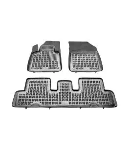 Λαστιχένια πατάκια Rezaw Plast για Citroen C4 Picasso II (2013+) - 7 seats - τύπου σκαφάκι - 3τμχ. 