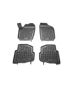 Λαστιχένια πατάκια Rezaw Plast για Skoda Fabia (1999+) / Polo (2002+) / Ibiza/Cordoba (2002+) τύπου σκαφάκια - 4τμχ. 