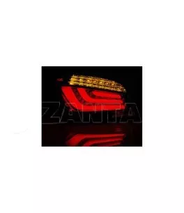 Πίσω φανάρια led lightbar design για BMW E60 (2003-2007) - άσπρο φλας - σετ 2τμχ. 