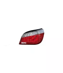 Πίσω φανάρια led lightbar design για BMW E60 (2003-2007) - άσπρο φλας - σετ 2τμχ. 