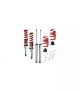 Ρυθμιζόμενη ανάρτηση για BMW E46 (1998-2005)  - κόκκινα ελατήρια - 4τμχ. 