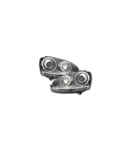 Φανάρια εμπρός για Vw Golf 5 - GTI design , χωρίς λάμπες (Η7) - σετ 2τμχ. 