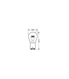 ΛΑΜΠΕΣ ΔΙΠΟΛΙΚΕΣ 12V P21/5W 10 ΤΕΜ. 
