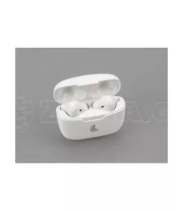 ΑΚΟΥΣΤΙΚΑ ΑΣΥΡΜΑΤΑ BLUETOOTH ΜΕ ΘΗΚΗ +ΚΑΛΩΔΙΟ ΦΟΡΤΙΣΗΣ USB(ΜΟΥΣΙΚΗ/ΚΛΗΣΕΙΣ/ΜΙΚΡΟΦΩΝΟ) ΛΕΥΚΑ SION 5.0 LAMPA - 1 TEM. 