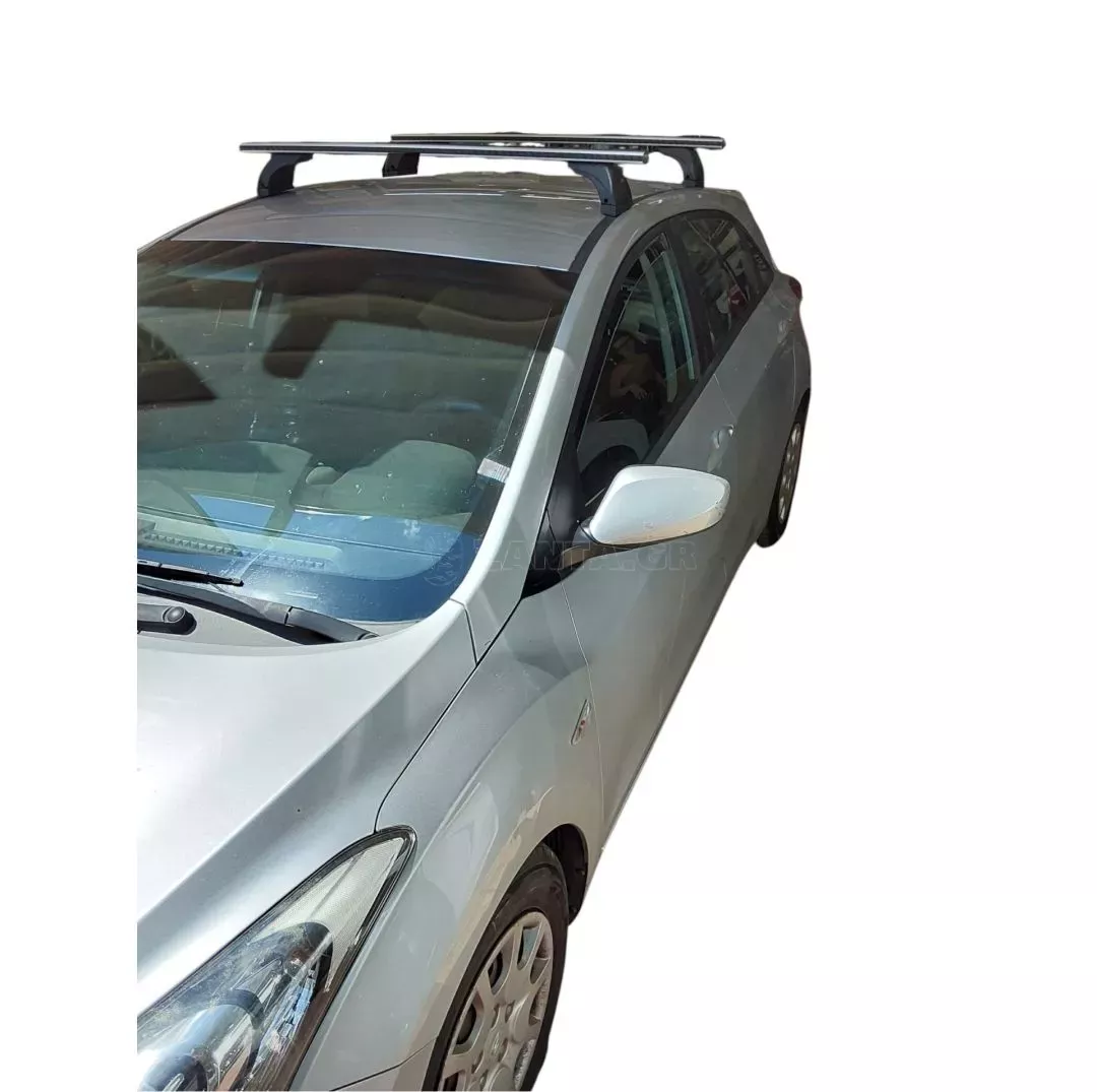 Nordrive Kit Μπάρες - Πόδια NORDRIVE αλουμινίου Silenzio για Hyundai I30 5D/3D 2012-2017 - 2 τεμ ΜΠ.HI30.10