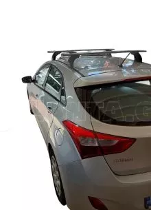 Nordrive Kit Μπάρες - Πόδια NORDRIVE αλουμινίου Silenzio για Hyundai I30 5D/3D 2012-2017 - 2 τεμ ΜΠ.HI30.10 