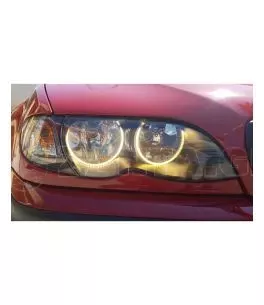 Δαχτυλίδια angel eyes led για BMW E36 / E38 / E39 - με 66 led - κίτρινο χρώμα 