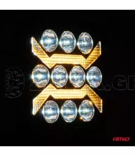 ΠΡΟΒΟΛΕΑΣ ΕΡΓΑΣΙΑΣ ΤΕΤΡΑΓΩΝΟΣ LED 54W 9-36V 10.000lm 6.500K 110x110x38mm AWL68 AMIO - 1 ΤΕΜ. 