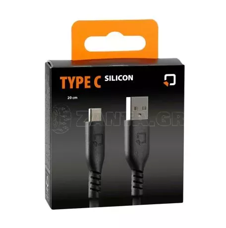 Optiline Καλώδιο USB Type A σε USB Type C 3000mA/18W της σειράς Optiline για Φόρτιση, Συγχρονισμό και Μεταφορά Δεδομένων Κινητού και Ηλεκτρονικών Συσκευών με επένδυση από σιλικόνη  