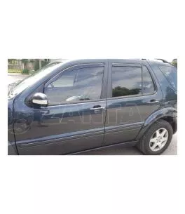 Ανεμοθραύστες για Mercedes ML W163 (1997-2005) 5 πορτο - 4 τμχ. εμπρός και πίσω 