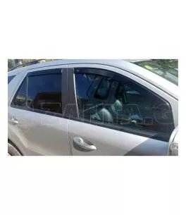 Ανεμοθραύστες για Mercedes ML W164 (2005-2011) 5 πορτο - 4 τμχ. εμπρός και πίσω 