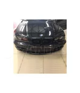 Μπροστινά Φανάρια Set Για Bmw 3 E46 Sedan/Caravan 99-01 Angel Eyes Μαύρα H7/H7 Με Μοτέρ Depo 