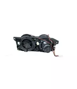 Μπροστινά Φανάρια Set Για Bmw 5 E34 88-95 / 7 E32 86-94 Angel Eyes Με Σταυρό Μαύρα H1/H1 Depo 
