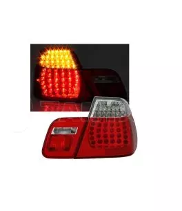 Πισινά Φανάρια Set Για Bmw 3 E46 Sedan 01-05 Led Κόκκινο/Crystal Eagle Eyes 