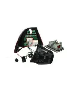 Πισινά Φανάρια Set Για Bmw 3 E46 Sedan 01-05 Led Κόκκινο/Crystal Eagle Eyes 