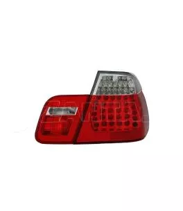 Πισινά Φανάρια Set Για Bmw 3 E46 Sedan 01-05 Led Κόκκινο/Crystal Eagle Eyes 
