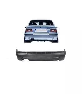 Πισινός Προφυλακτήρας Για Bmw 5 E39 95-03 Sedan M5 Look Με Μονή Εξάτμιση 