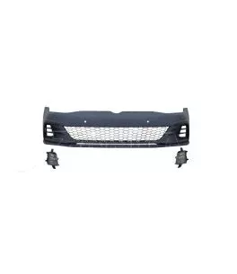Μπροστινός Προφυλακτήρας Για VW Golf VII (7.5) 17-20 Facelift Με Led Προβολείς Ομίχλης GTI Look 