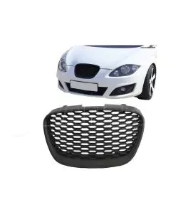 Μάσκα Για Seat Leon 1P / Altea 09-13 Κυψελωτή Χωρίς Σήμα Μαύρη 1 Τεμάχιο 