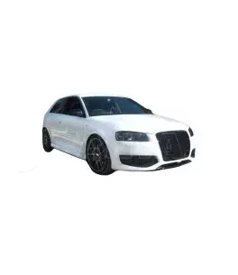 Μάσκα Για Audi A3 8P 05-08 RS3 Look Κυψελωτή Γυαλιστερό Μαύρο 1 Τεμάχιο 