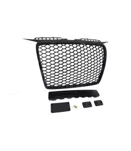 Μάσκα Για Audi A3 8P 05-08 RS3 Look Κυψελωτή Γυαλιστερό Μαύρο 1 Τεμάχιο 