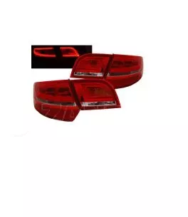 Πισινά Φανάρια Set Για Audi A3 8P 03-08 Sportsback Led Bar Κόκκινο/Άσπρο Depo 