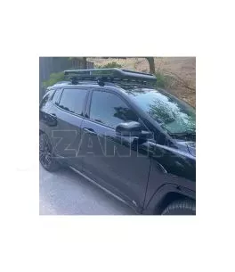 Σχάρα Οροφής Αυτοκινήτου Αλουμινίου Aero Μαύρη 140x100cm 28831 