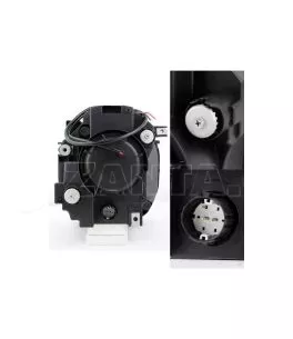 Μπροστινά Φανάρια Set Για Jeep Renegade 2014+ DRL Tube Lights Μαύρα H7 Manual Akkon 