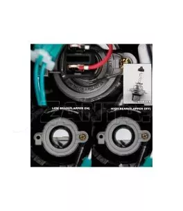 Μπροστινά Φανάρια Set Για Jeep Renegade 2014+ DRL Tube Lights Μαύρα H7 Manual Akkon 