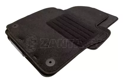Πατάκια μοκέτα για Vw Golf 5 / 6 / Jetta (2005-2011) με στρόγγυλα κουμπώματα - 4τμχ. 