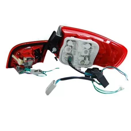 Πισινά Φανάρια Set Για Audi A3 8P 03-08 Sportsback Led Bar Κόκκινο/Άσπρο Depo 