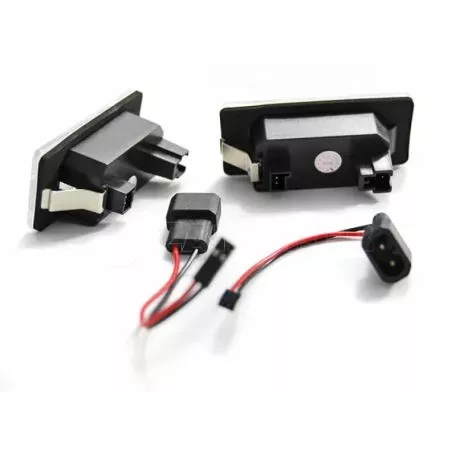 Led Φαναράκια Πινακίδας Για Bmw 1 E82,E88 / 3 E90,E91,E92,E93,F30, F31,F32,F33 / 4 F36,F34 / 5 E39,E60,E61,F10,F11 / X3 F25 / X5 E70,F15 / X6 E71,E72 3 Led Canbus 2 Τεμάχια 