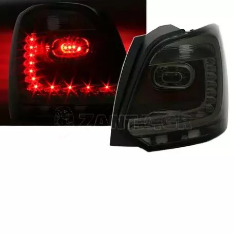 Πισινά Φανάρια Set Για Vw Polo 6R 09-14 Led GTI Look Φιμέ Eagle Eyes 