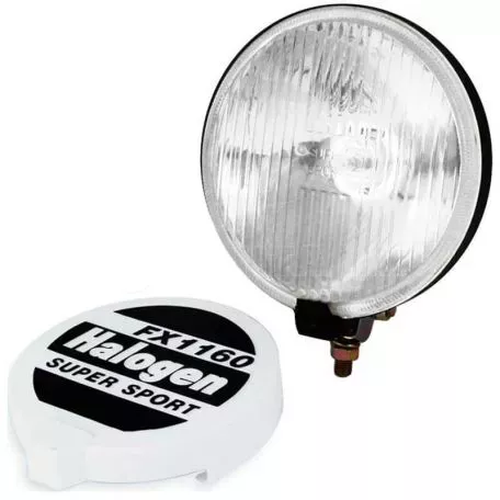 Προβολέας Στρόγγυλος Ø160mm H3 12 Volt 55W FX1160 Λευκός Με Καπάκι 1 Τεμάχιο 