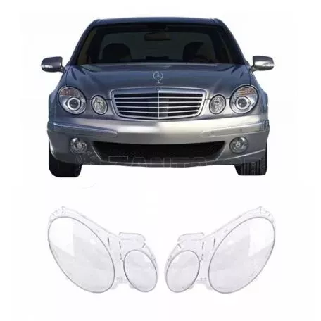 Κρύσταλλα Φαναριών Για Mercedes-Benz E W211 Pre-Facelift Sedan / Touring 02-06 Ζευγάρι 2 Τεμάχια 