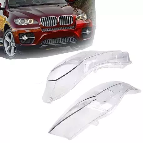 Κρύσταλλα Φαναριών Για Bmw X5 E70 07-13 Ζευγάρι 2 Τεμάχια 