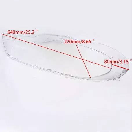 Κρύσταλλα Φαναριών Για Bmw X5 E70 07-13 Ζευγάρι 2 Τεμάχια 