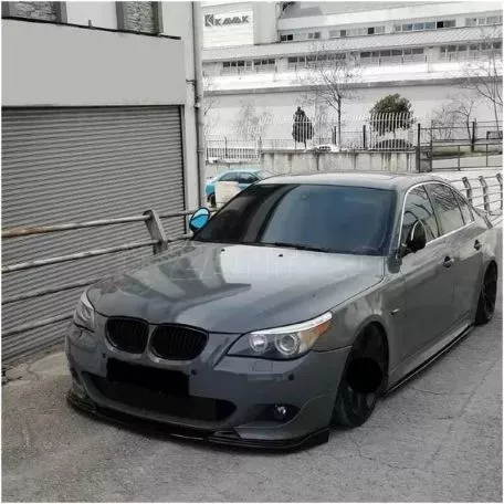 Μπροστινό Spoiler Για Bmw 5 E60 2003-2011 Hamman Look Γυαλιστερό Μαύρο Από Abs Πλαστικό 1 Τεμάχιο 