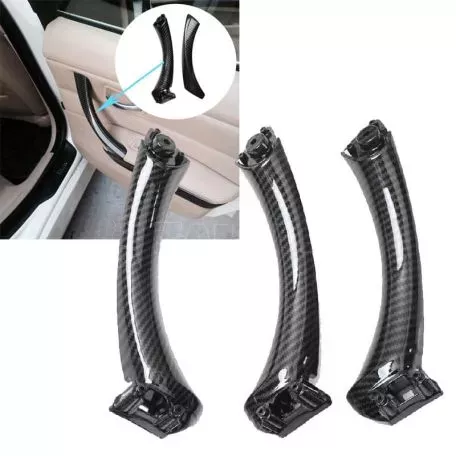 Σετ Εσωτερικών Χειρολαβών Πόρτας Για Bmw 3 E90 05-11 Εμπρός & Πίσω Δεξιά & Αριστερά 6 Τεμάχια  Carbon Look 