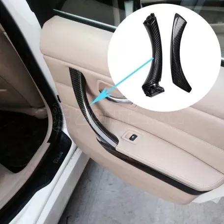 Σετ Εσωτερικών Χειρολαβών Πόρτας Για Bmw 3 E90 05-11 Εμπρός & Πίσω Δεξιά & Αριστερά 6 Τεμάχια  Carbon Look 
