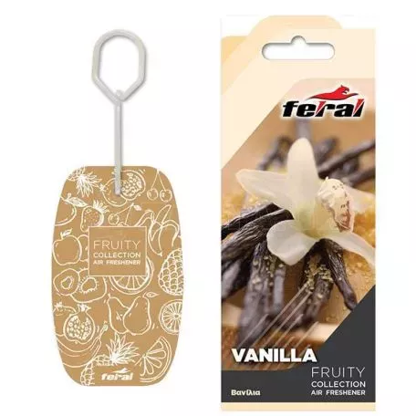 Σετ Αρωματικών Αυτοκινήτου Feral Fruity Collection Vanilla 3 Τεμάχια 