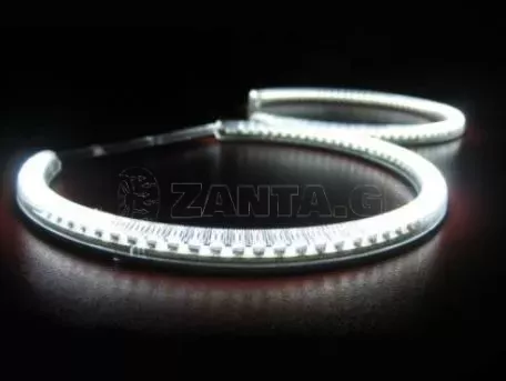 Δαχτυλίδια angel eyes led για BMW E36 / E38 / E39 - με 60 led - κίτρινο χρώμα 