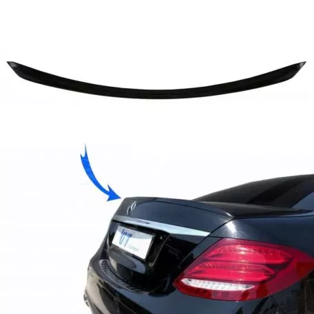 Αεροτομή Πορτ Παγκάζ Για Mercedes-Benz E-Class W213 16+ Abs Πλαστικό Γυαλιστερή Μαύρη 
