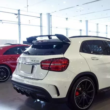 Αεροτομή Οροφής Για Mercedes-Benz GLA X156 14-19 Amg GLA45 Look Γυαλιστερή Μαύρη Από Abs Πλαστικό 