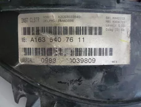 ΚΑΝΤΡΑΝ ΓΙΑ MERCEDES ML W163 '98-'04 